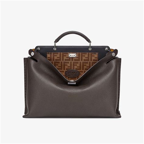 round and brown fendi|Bags .